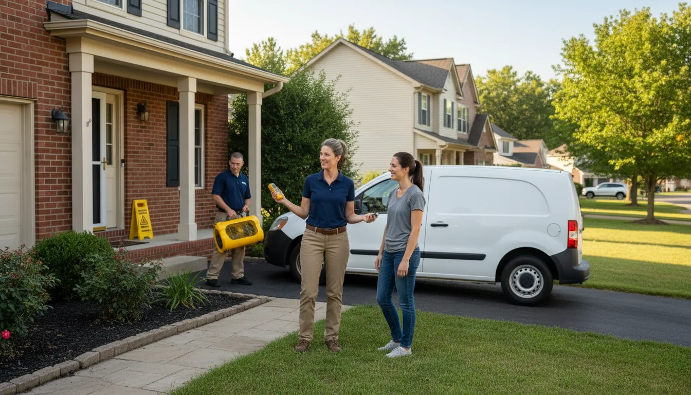 Water restoration image for Mold Remediation in Paradise, TX
